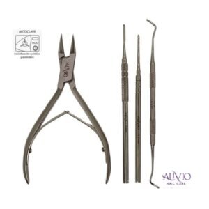 kit de instrumentos podologicos para cortar y eliminar uñas encarnadas