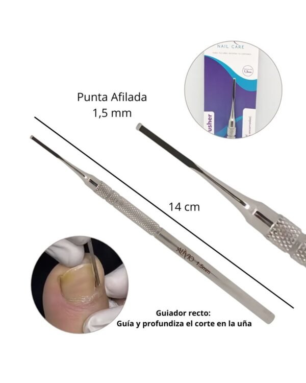 guiador para uñas encarnadas