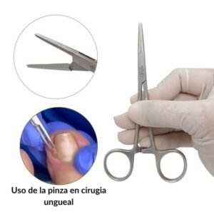 pinza mosquito en podologia