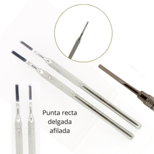 guiador lanceta para uñas podologia