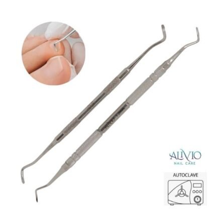 cureta doble para uñas